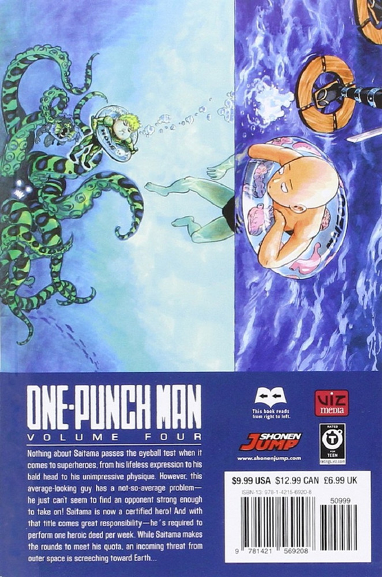 Паперова книга «One-Punch Man. Volume 4», автор One - фото №1