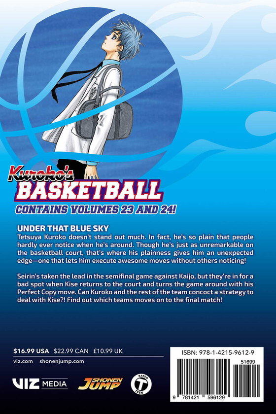 Паперова книга «Kuroko's Basketball. 2 in 1 Edition. Volume 12», автор Тадатоші Фуджімакі - фото №1