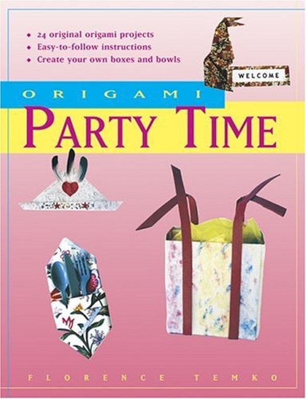 Паперова книга «Origami Party Time », автор Флоренс Темко - фото №1