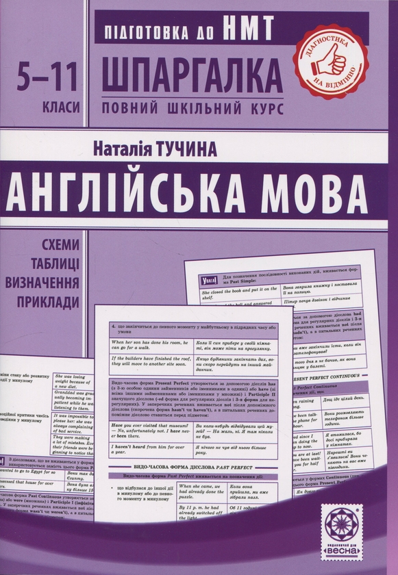 Бумажная книга «Шпаргалка. Англійська мова. 5-11 класи», автор Наталия Тучина - фото №1