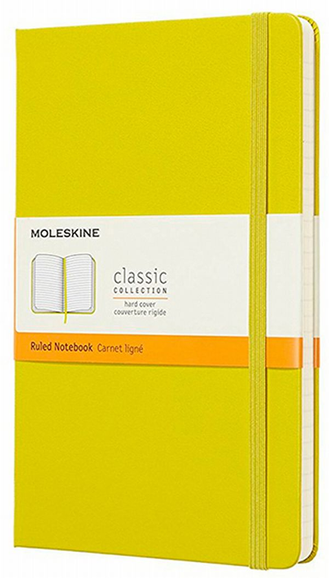  «Блокнот Moleskine Classic средний линия желтый (QP060M18)», бренда Moleskine - фото №1