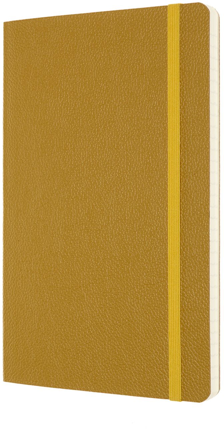 «Блокнот Moleskine Leather Линейка Янтарь (LCLH31SM17BOX)», бренда Moleskine - фото №1