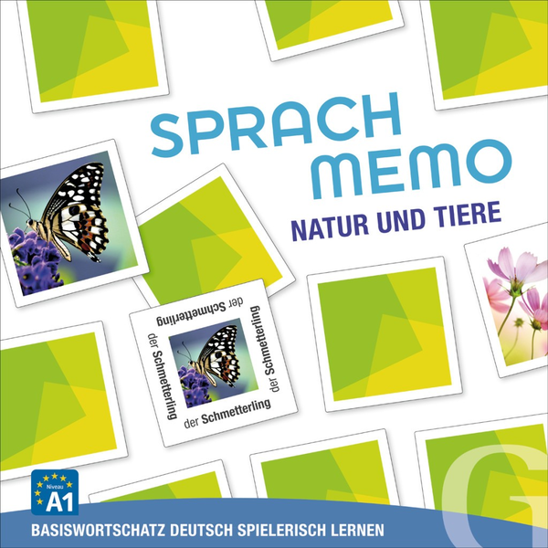 Паперова книга «Sprachmemo Deutsch: Natur und Tiere», автор Кристина Кун - фото №1