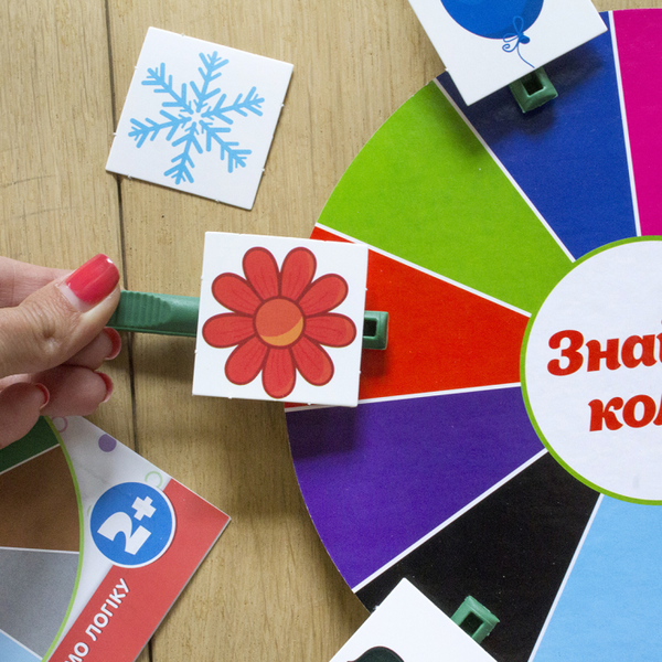  «Набор Ранок Вивчаємо кольори (13109088У)», бренда Ранок - фото №1