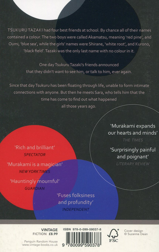 Книга «Colorless Tsukuru Tazaki and His Years of Pilgrimage