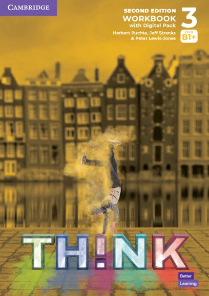 [object Object] «Think. Level 3 (B1+). Workbook (with Digital Pack British English)», авторів Герберт Пухта, Пітер Льюїс-Джонс, Джефф Стренкс - фото №1