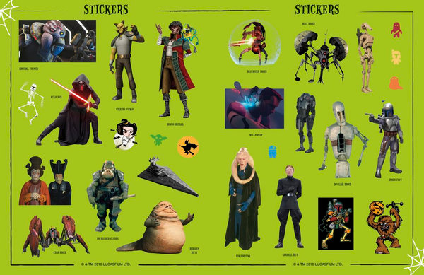 Бумажная книга «Star Wars™ Vile Villains Ultimate Sticker Collection», автор Мэтт Джонс - фото №1