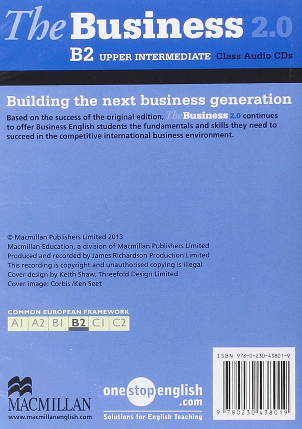 [object Object] «The Business 2.0 Upper Intermediate B2 Audio CD», авторов Джереми Тауненд, Джон Эллисон, Пол Эммерсон - фото №2 - миниатюра