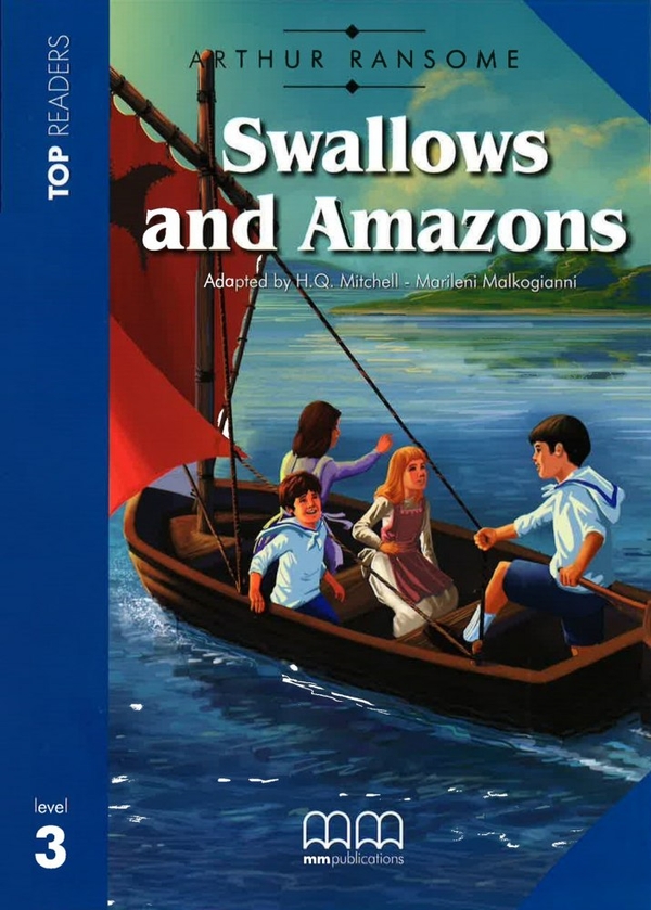 [object Object] «Top Readers 3. Swallows and Amazons. Pre-Intermediate Book (+ CD-ROM)», авторів Артур Ренсом, Марілені Малкогіанні, Гарольд Квінтон Мітчелл - фото №1
