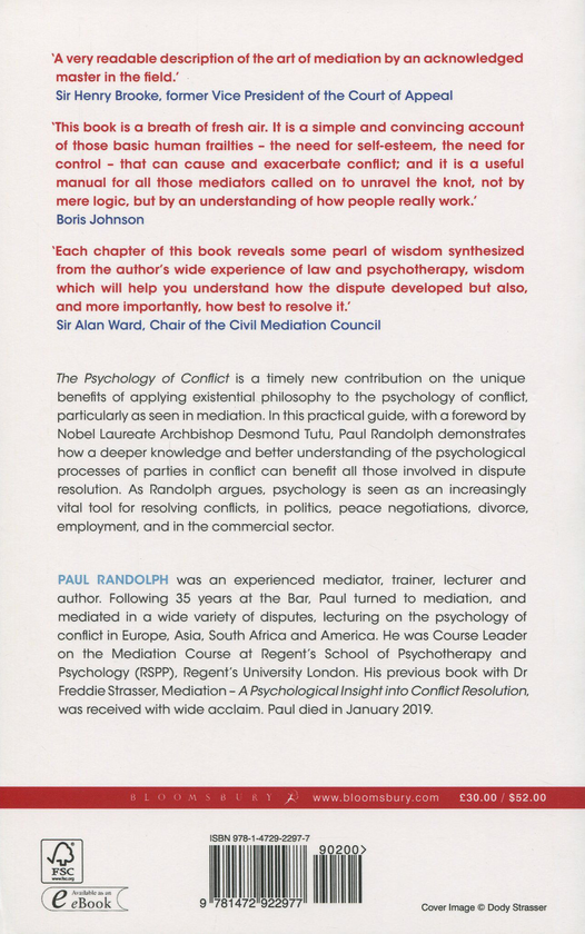 Бумажная книга «The Psychology of Conflict. Mediating in a Diverse World», автор Пол Рэндольф - фото №1