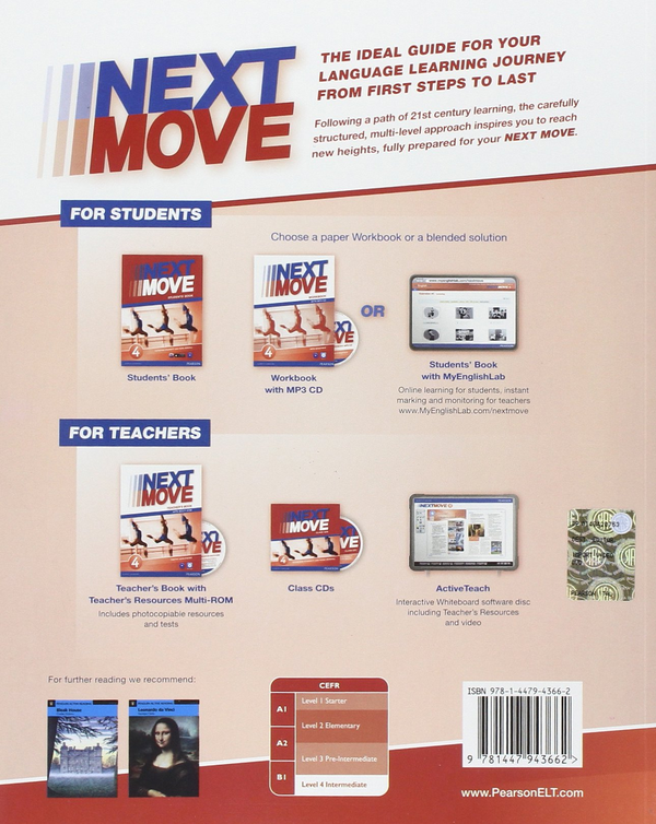 [object Object] «Next Move 4 Workbook (+CD-ROM)», автор Бесс Бредфільд - фото №2 - мініатюра