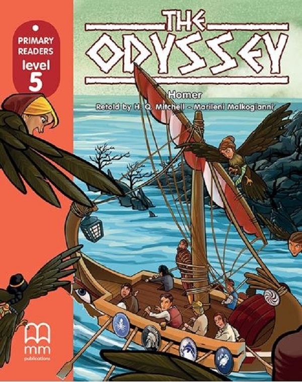 [object Object] «Primary Readers 5. The  Odyssey (+ CD-ROM)», авторів Гомер, Гарольд Квінтон Мітчелл, Марілені Малкогіанні - фото №1