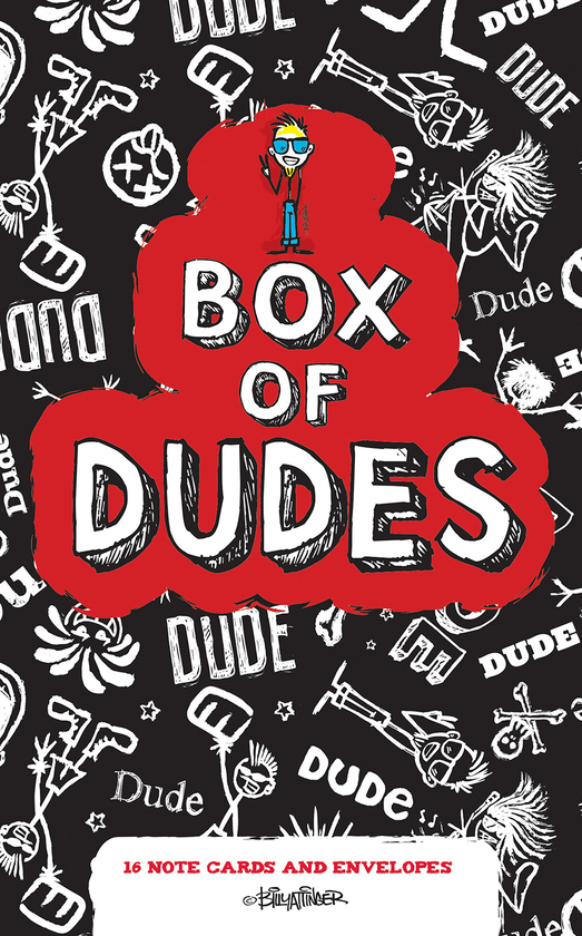 Паперова книга «Box of Dudes Note Cards» - фото №1