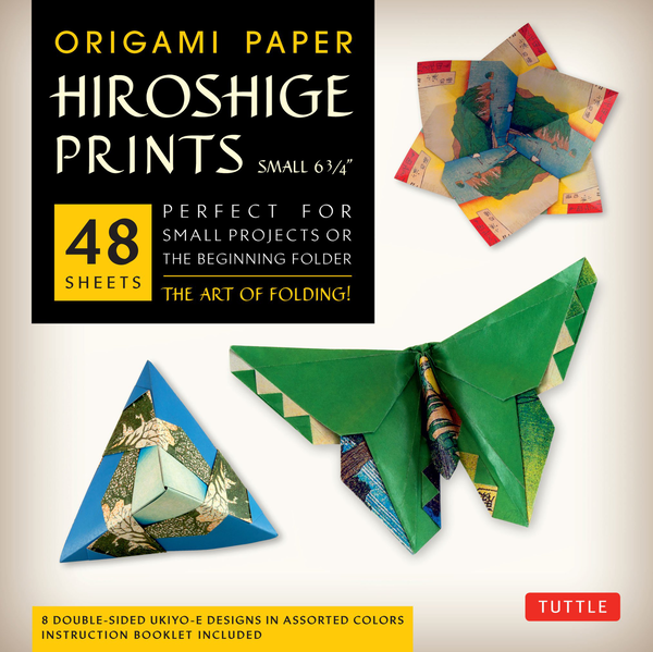 Бумажная книга «Origami Paper. Hiroshige Prints. 48 Sheets» - фото №1