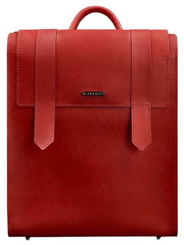  «Женский кожаный рюкзак BlankNote Blackwood Красный (BN-BAG-29-bw-red)», бренда BlankNote - фото №1