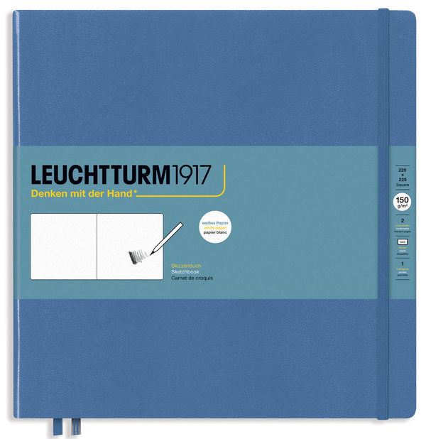 «Скетчбук Leuchtturm1917 Square Деним (362361)», бренда Leuchtturm1917 - фото №1