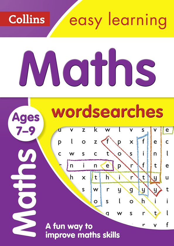 Паперова книга «Maths Word Searches Ages 7-9: Ideal for Home Learning» - фото №1