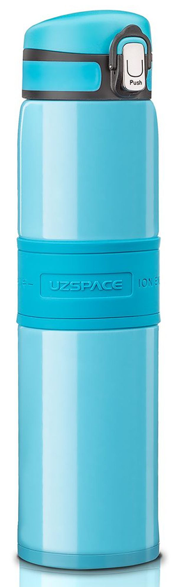  «Термос Uzspace 480 мл голубой (4056blue)», бренда Uzspace - фото №1