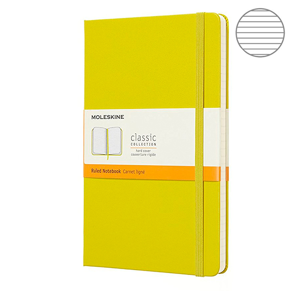  «Блокнот Moleskine Classic средний линия желтый (QP060M18)», бренда Moleskine - фото №1