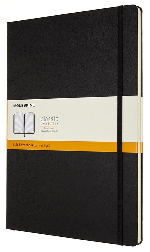  «Блокнот Moleskine Classic А4 Линейка Черный (QP110)», бренда Moleskine - фото №1