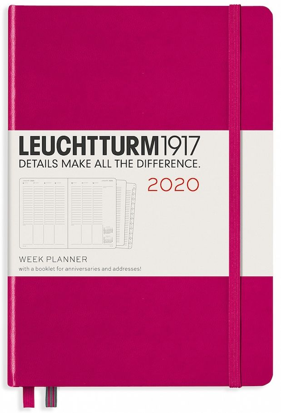  «Еженедельник в колонках Leuchtturm1917 2020 Ягодный (360019)», бренда Leuchtturm1917 - фото №1