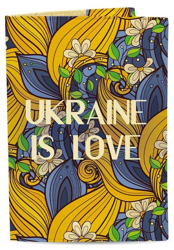 «Обложка для паспорта Just Cover Ukraine is Love (4823087003841)», бренда Just Cover - фото №1