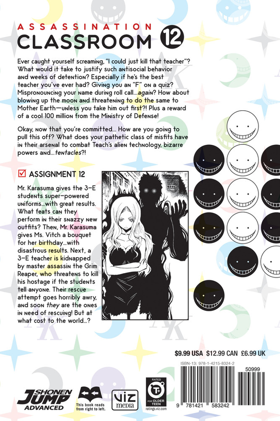 Бумажная книга «Assassination Classroom. Volume 12», автор Юсэй Мацуи - фото №1