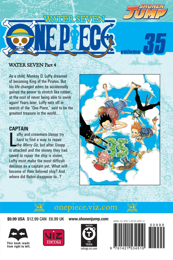 Паперова книга «One Piece. Volume 35», автор Еїтіро Ода - фото №1
