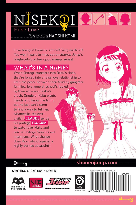 Бумажная книга «Nisekoi. False Love. Volume 3», автор Наоси Коми - фото №1