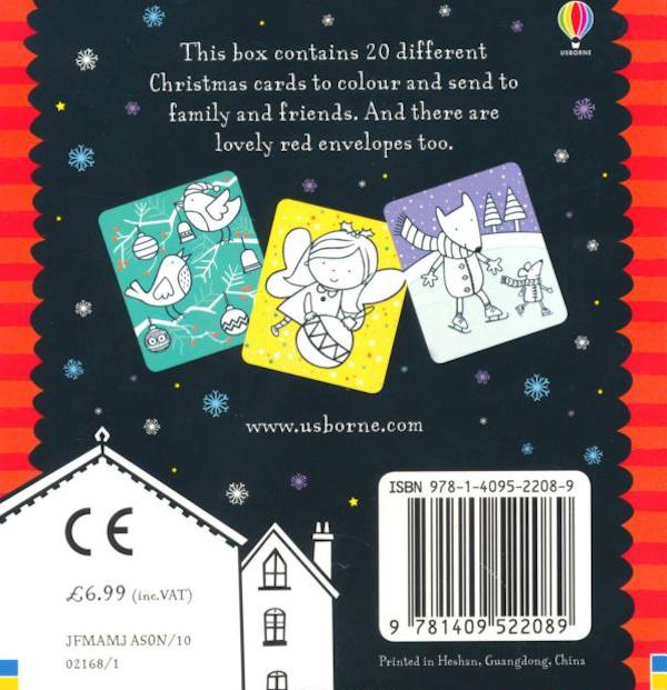 [object Object] «20 Christmas Cards to Colour», автор Кэндис Ватмор - фото №2 - миниатюра
