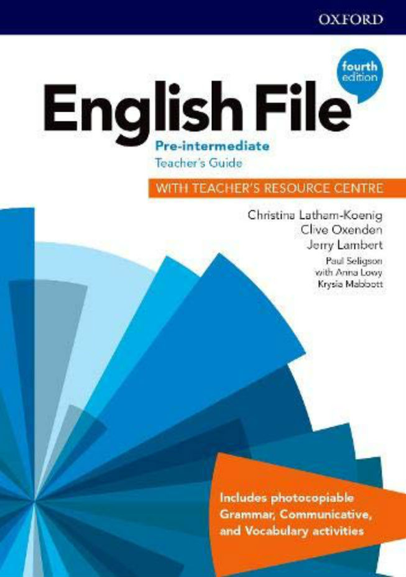 [object Object] «English File: Pre-Intermediate: Teacher's Guide with Teacher's Resource Centre», авторів Клайв Оксенден, Крістіна Латам-Кеніґ, Джеррі Ламберт - фото №1