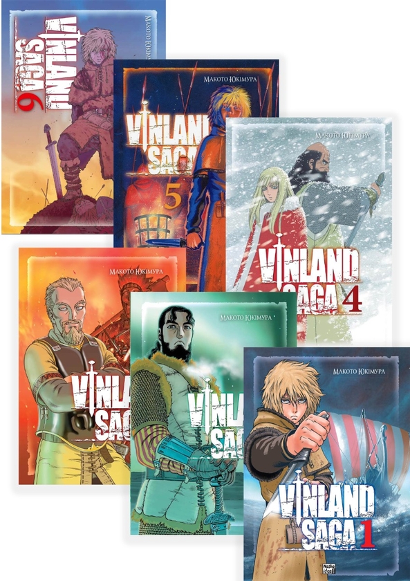 VINLAND SAGA 1〜27巻セット Книга Сага про Вінланд (комплект із 6 книг)» – Макото Юкимура