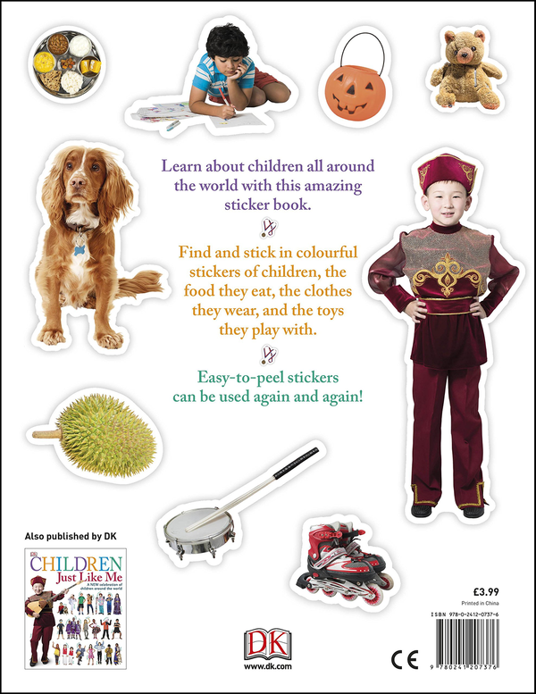Бумажная книга «Children Just Like Me Sticker Book» - фото №1