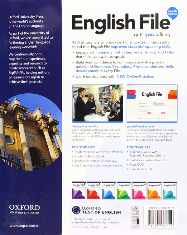 [object Object] «English File: Pre-Intermediate: Student's Book with Online Practice», авторів Клайв Оксенден, Крістіна Латам-Кеніґ, Джеррі Ламберт - фото №2 - мініатюра