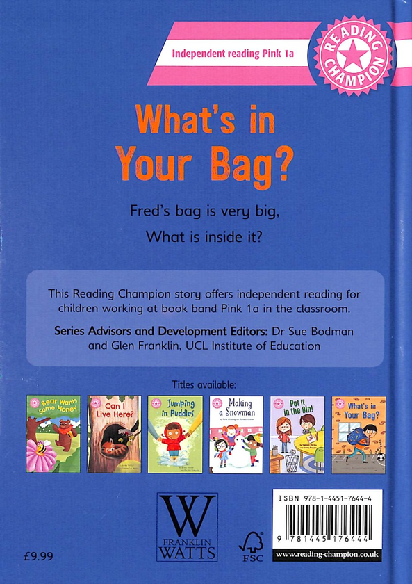 [object Object] «Reading Champion: What's in Your Bag?», автор Деміан Харві - фото №2 - мініатюра