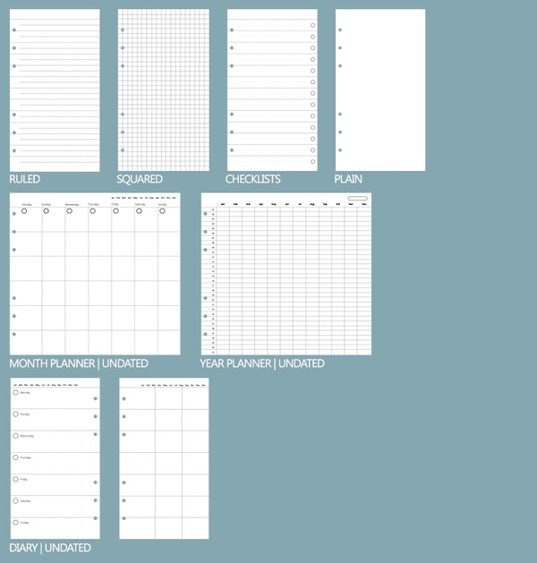  «Органайзер Filofax Clipbook Architexture Personal Blue Suede (143004) (143004)», бренда Filofax - фото №1