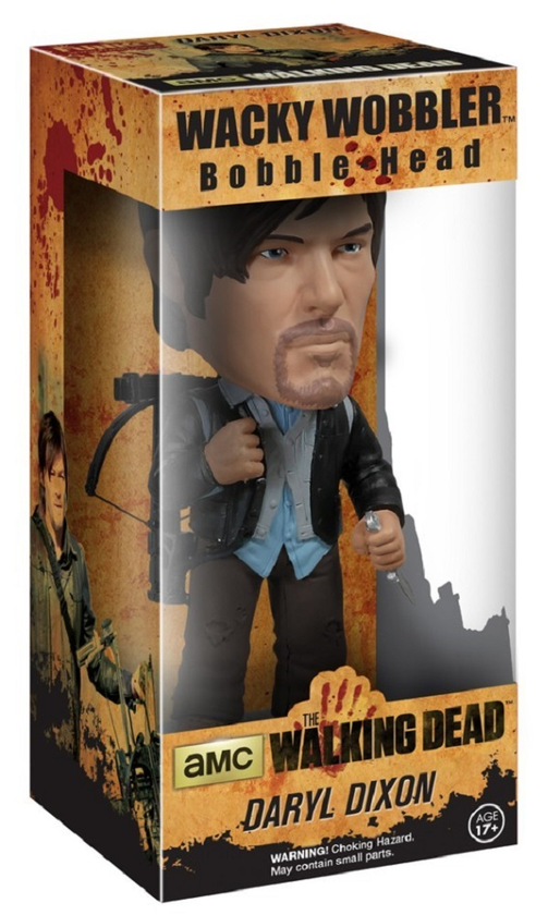  «Коллекционная фигурка Funko Pop! Wacky Wobbler The Walking Dead Biker Daryl (FK4049)», бренда Funko Pop - фото №1