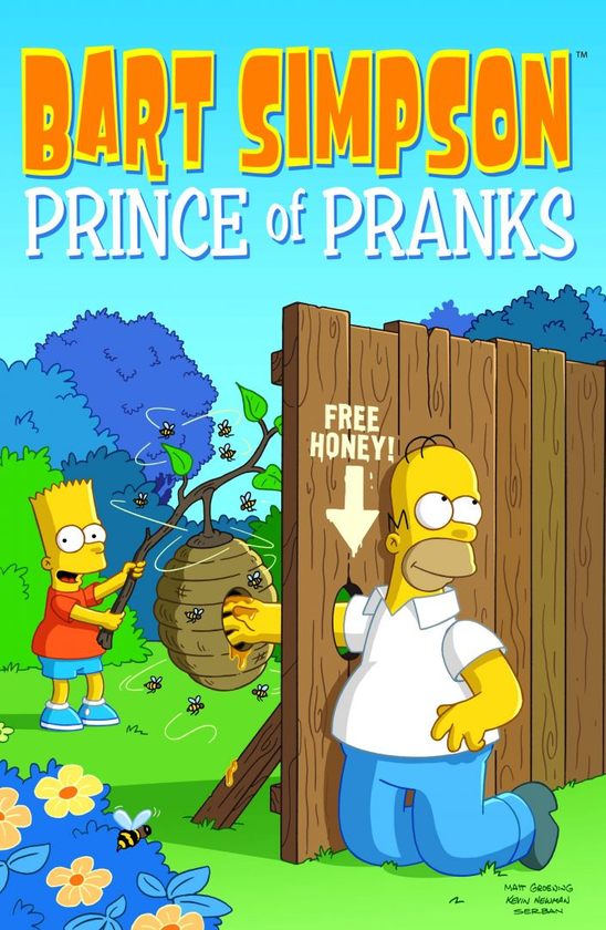 Бумажная книга «Bart Simpson: Prince of Pranks », автор Мэтт Грёнинг - фото №1