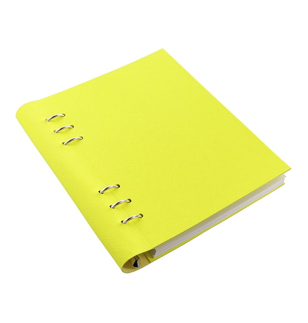  «Органайзер Filofax Clipbook A5 Saffiano Fluoro Yellow (145009)», бренда Filofax - фото №1
