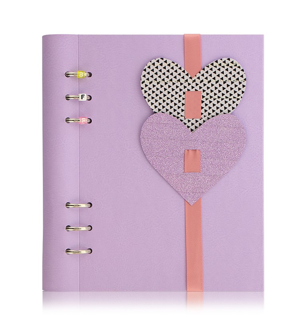  «Органайзер с набором для кастомизации Filofax Clipbook A5 Classic Pastels Orchid (145034)», бренда Filofax - фото №1