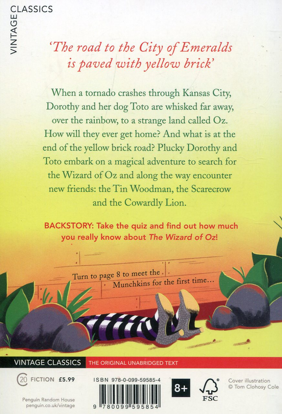 Бумажная книга «The Wizard of Oz», автор Лаймен Фрэнк Баум - фото №1