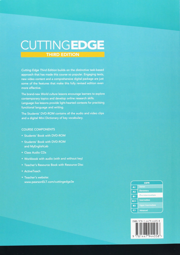 [object Object] «Cutting Edge 3rd Edition Pre-Intermediate Students' Book with DVD and MyEnglishLab Pack», авторів Пітер Мур, Арамінта Грейс, Сара Каннінгем - фото №2 - мініатюра