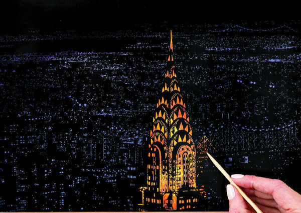Бумажная книга «Scratch-off Cities» - фото №1