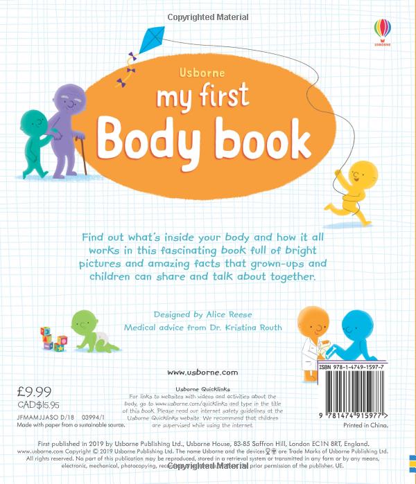 [object Object] «My First Body Book», автор Мэтью Олдэм - фото №2 - миниатюра