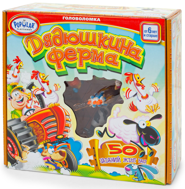  «Настольная игра-головоломка Popular Playthings Дядюшкина ферма (702208)», бренда Popular Playthings - фото №1