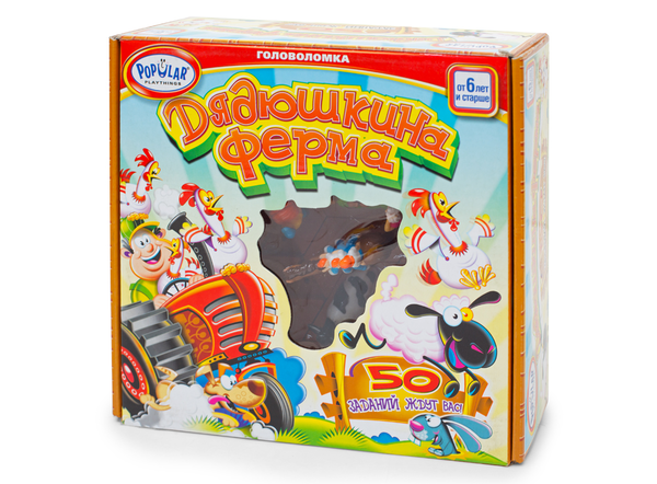  «Настольная игра-головоломка Popular Playthings Дядюшкина ферма (702208)», бренда Popular Playthings - фото №1
