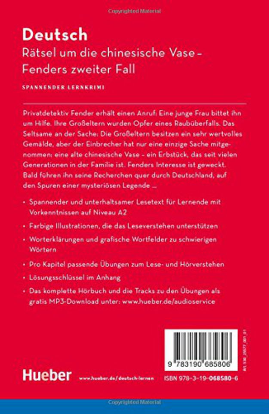 Бумажная книга «Rätsel um die chinesische Vase. Fenders zweiter Fall / Lektüre mit MP3-Download», автор Урс Люгер - фото №1