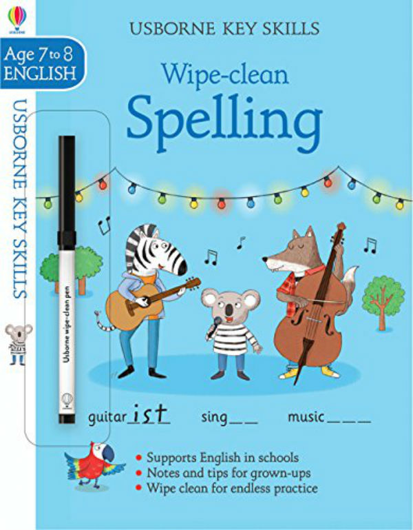Бумажная книга «Key Skills: Wipe-Clean Spelling Age 7-8», автор Джейн Бингхэм - фото №1