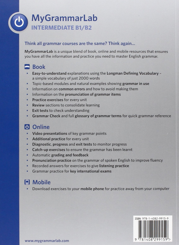 [object Object] «MyGrammarLab Intermediate Student's Book with Answer Key & MyLab Access», авторів Марк Фолі, Діана Холл - фото №2 - мініатюра