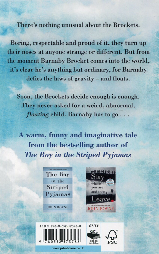 Бумажная книга «The Terrible Thing That Happened to Barnaby Brocket», автор Джон Бойн - фото №1